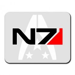 Коврик для мыши Mass Effect logo N7 - PrintSalon