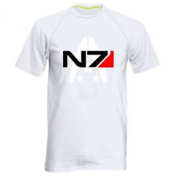 Мужская футболка для спорта Mass Effect logo N7 - PrintSalon