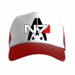 Кепка-тракер Mass Effect logo N7-PrintSalon Кепка-тракер Mass Effect logo N7