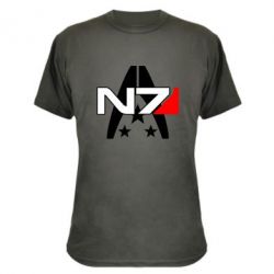 Камуфляжная футболка Mass Effect logo N7 - PrintSalon