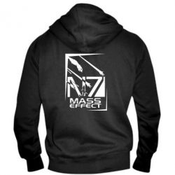 Мужское худи на молнии Mass  effect N7 - PrintSalon