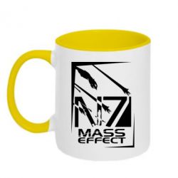 Чашка двокольорова Mass effect N7-PrintSalon Чашка двокольорова Mass effect N7