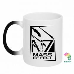 Чашка-хамелеон Mass  effect N7