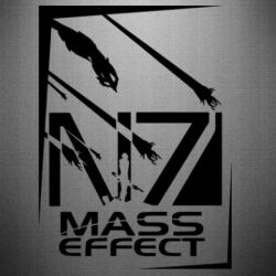 Наклейка Mass  effect N7 - PrintSalon