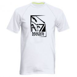 Мужская футболка для спорта Mass  effect N7 - PrintSalon