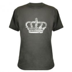 Камуфляжная футболка Массивная корона - PrintSalon
