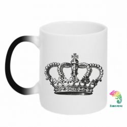 Чашка-хамелеон Массивная корона - PrintSalon
