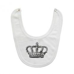 Слюнявчик  Массивная корона - PrintSalon