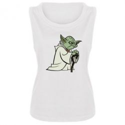 Женская майка Master Yoda - PrintSalon