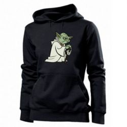 Женское худи Master Yoda - PrintSalon