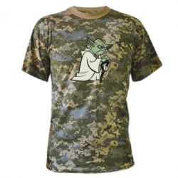 Камуфляжная футболка Master Yoda - PrintSalon
