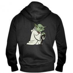 Мужское худи на молнии Master Yoda - PrintSalon