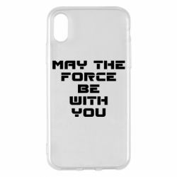 Чехол для iPhone X/Xs May the force be with you - PrintSalon