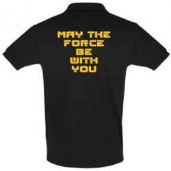 Мужское поло May the force be with you - PrintSalon