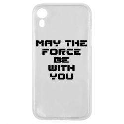 Чехол для iPhone XR May the force be with you - PrintSalon