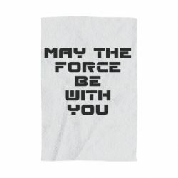 Полотенце с принтом May the force be with you - PrintSalon