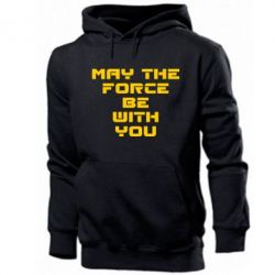 Мужское худи May the force be with you - PrintSalon