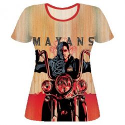 Женская футболка 3D Mayans M.C - PrintSalon