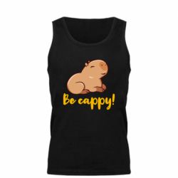 Мужская майка Be Cappy! - PrintSalon