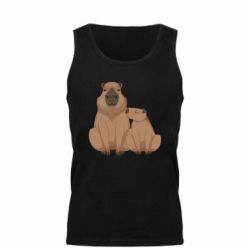 Мужская майка Две капибары - PrintSalon