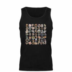 Мужская майка Коты мем. - PrintSalon