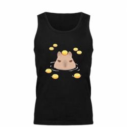 Мужская майка Морда капибары - PrintSalon