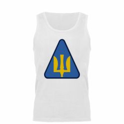 Мужская майка Нарукавный знак воздушных сил Украины - PrintSalon