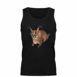 Мужская майка Шлепа кот - PrintSalon