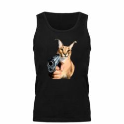 Мужская майка Шлепа с пистолетом - PrintSalon