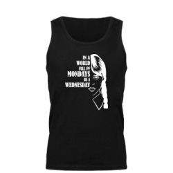 Мужская майка Wednesday girl - PrintSalon