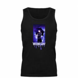 Мужская майка Wednesday Text Logo - PrintSalon