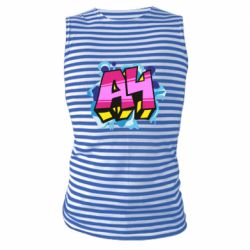 Майка-тельняшка А4 Граффити - PrintSalon