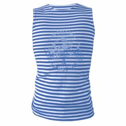 Майка-тельняшка Adventure is calling - PrintSalon