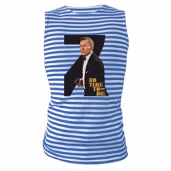 Майка-тельняшка Агент 007 Не Время Умирать - PrintSalon