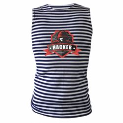 Майка-тільняшка Anonymous Hacker - PrintSalon