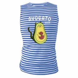 Майка-тельняшка Avogato Cat - PrintSalon