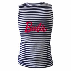 Майка-тельняшка Барби Лого - PrintSalon