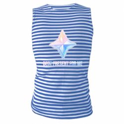 Майка-тельняшка Best present for me - PrintSalon