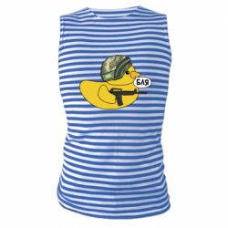 Майка-тельняшка Боевая утка - PrintSalon