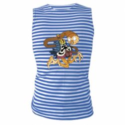 Майка-тельняшка Creepy Hooty - PrintSalon