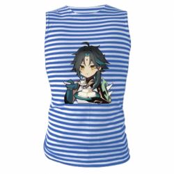 Майка-тельняшка Cяо кушает - PrintSalon