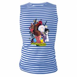 Майка-тельняшка Cyberpunk: Edgerunners - PrintSalon