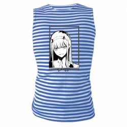 Майка-тільняшка Darling in the franxx. - PrintSalon