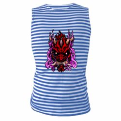 Майка-тельняшка Darth Maul Japanese mask - PrintSalon