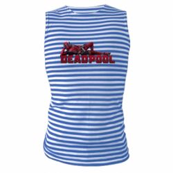 Майка-тельняшка Дэдпул арт - PrintSalon