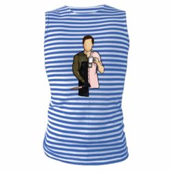 Майка-тельняшка Декстер арт - PrintSalon