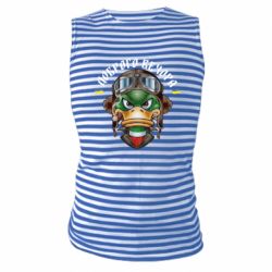 Майка-тельняшка Доброго вечора! Утка - PrintSalon