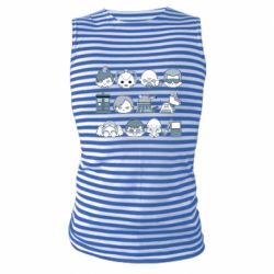 Майка-тельняшка Doctor who icons - PrintSalon