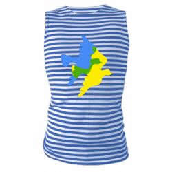 Майка-тельняшка Dove flag of Ukraine - PrintSalon