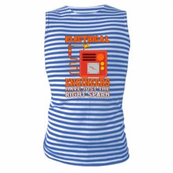 Майка-тельняшка Electrical Engineer - PrintSalon